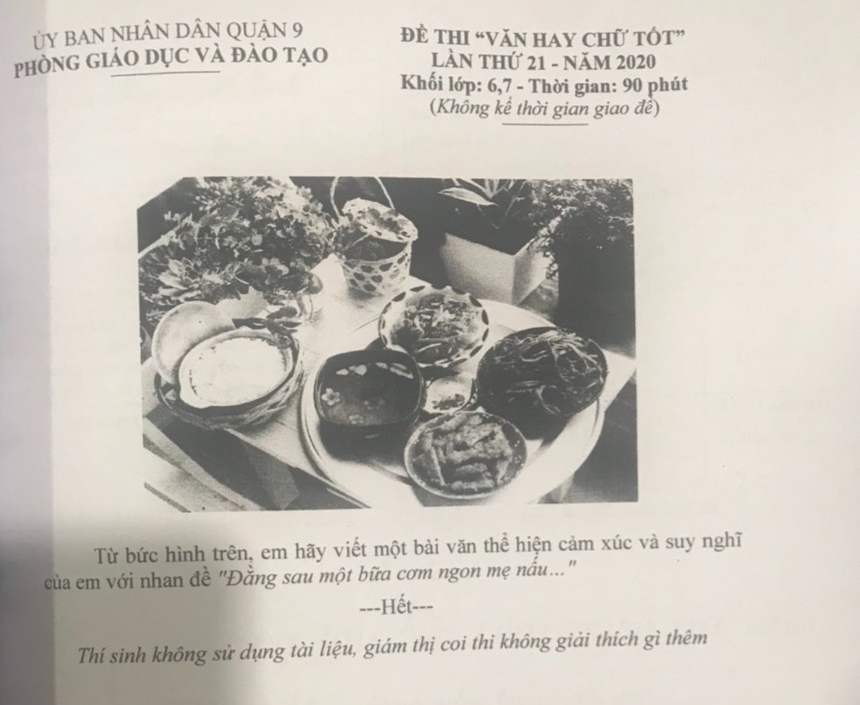 Đề Văn ở TPHCM: Đơn giản như cơm mẹ nấu, cụ già bán vé số trong mưa... - 5 Đề Văn ở TPHCM: Đơn giản như cơm mẹ nấu, cụ già bán vé số trong mưa... - 5