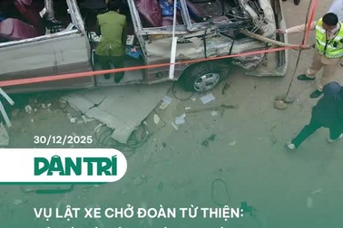Vụ lật xe chở đoàn từ thiện: Cô gái Hà Nội thoát nạn vì ở lại quán ăn