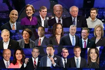 Nước Mỹ chờ đón màn "đấu khẩu" giữa 20 ứng viên tổng thống đảng Dân chủ