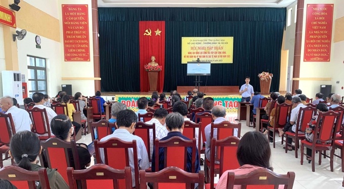 Đông đảo thành viên các mô hình phát huy sức mạnh cộng đồng trong phòng, chống mại dâm tại các phường Mạo Khê (thị xã Đông Triều), Nam Khê (thành phố Uông Bí), Quảng Yên (thị xã Quảng Yên) tham dự Lớp tập huấn nâng cao năng lực công tác tiếp cận cộng đồng, hỗ trợ giảm hại về mại dâm và các tệ nạn xã hội do Sở LĐ-TB&XH Quảng Ninh tổ chức tháng 6/2023