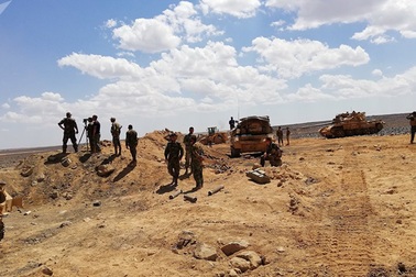 Khủng bố IS bị cô lập ở vùng núi lửa Syria