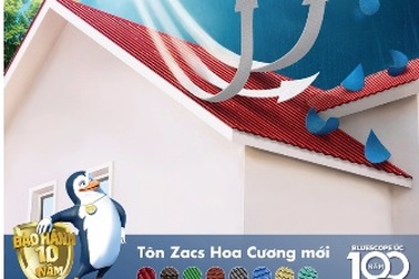 Tôn lợp công nghệ cao: Đẹp sang trọng, mát vượt trội