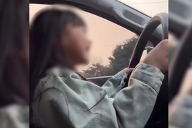 Cục CSGT xác minh clip bé gái được bố cho cầm vô lăng ô tô chạy hơn 60km/h