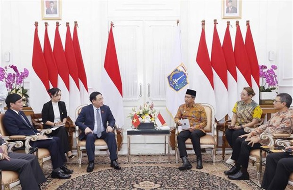 Chủ tịch Quốc hội Vương Đình Huệ tiếp Thống đốc Đặc khu Thủ đô Jakarta - 2 Chủ tịch Quốc hội Vương Đình Huệ tiếp Thống đốc Đặc khu Thủ đô Jakarta - 2