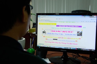 Lừa đảo trúng xe và tiền trên mạng