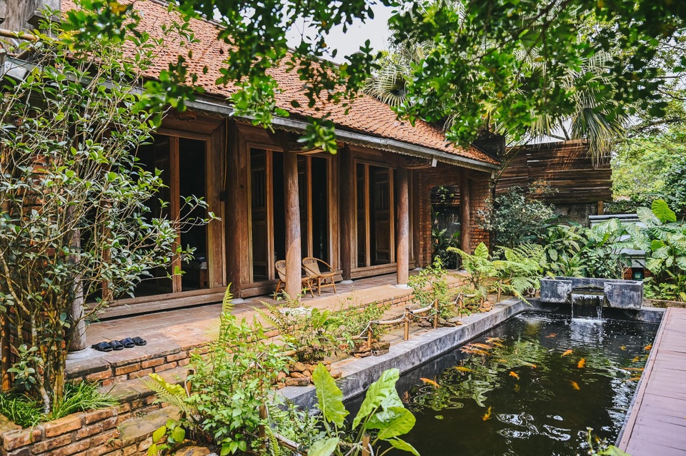 Ngôi nhà trong mơ trên đỉnh núi gần Hà Nội: Cá đầy ao, vườn đầy hoa trái - 7 Ngôi nhà trong mơ trên đỉnh núi gần Hà Nội: Cá đầy ao, vườn đầy hoa trái - 7