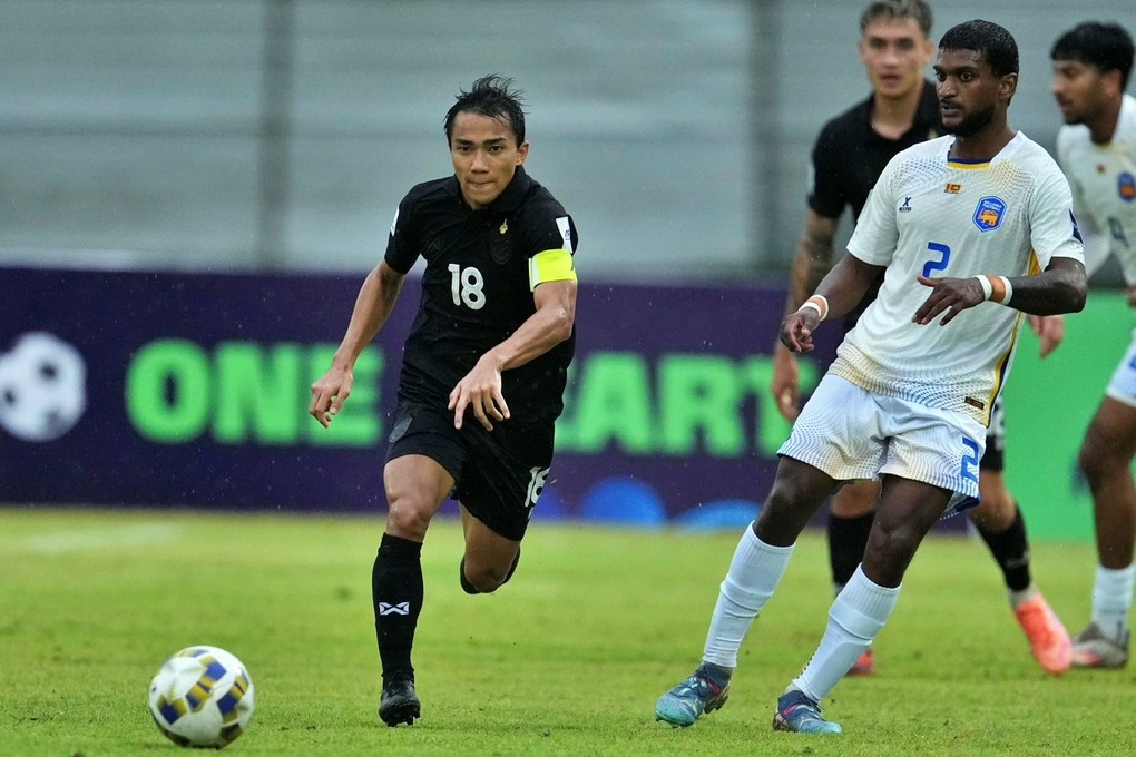 Tuyển Thái Lan thắng đậm Sri Lanka, sáng cửa giành vé dự Asian Cup 2027 - 2
