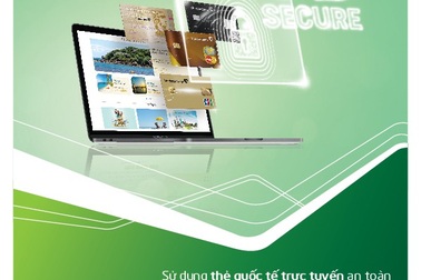 Vietcombank triển khai tính năng bảo mật 3D Secure cho chủ thẻ quốc tế trong giao dịch trực tuyến