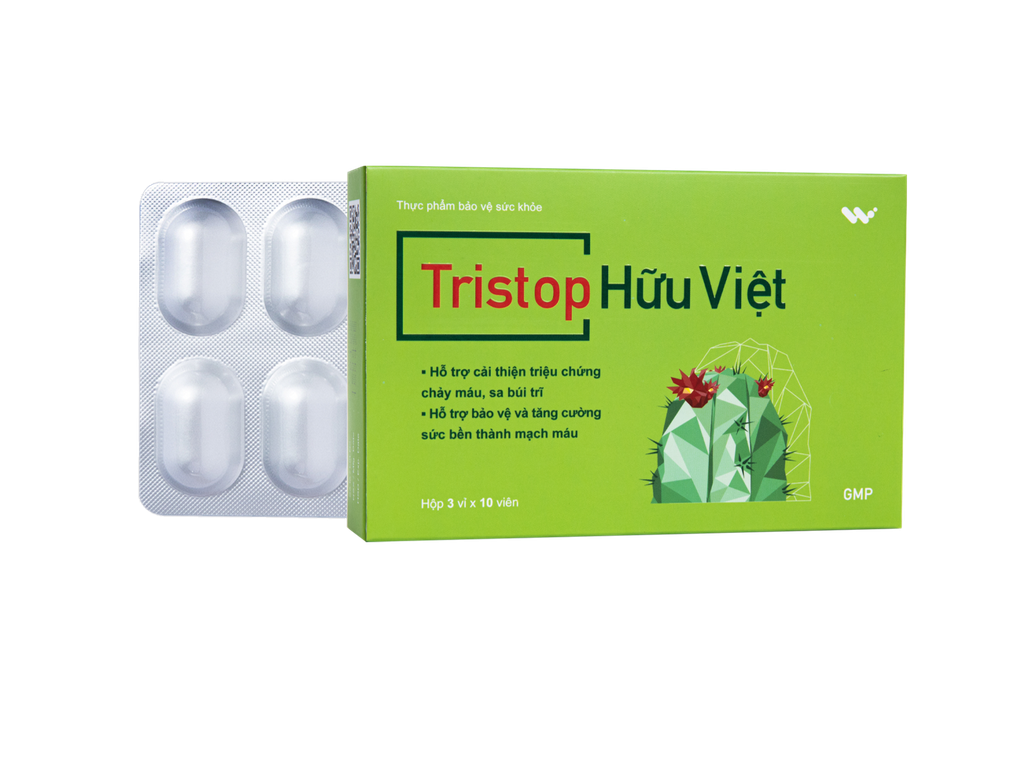 Tristop - Hỗ trợ tăng cường sức bền thành mạch, giảm triệu chứng trĩ - 4 Tristop - Hỗ trợ tăng cường sức bền thành mạch, giảm triệu chứng trĩ - 4