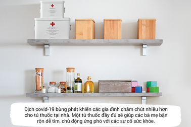 "Tủ thuốc gia đình" của các bà mẹ nổi tiếng giữa dịch Covid-19 có gì?
