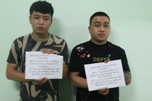 Tạm giữ hai thanh niên tạt chất bẩn vào nhà dân ở Bình Dương để đòi nợ