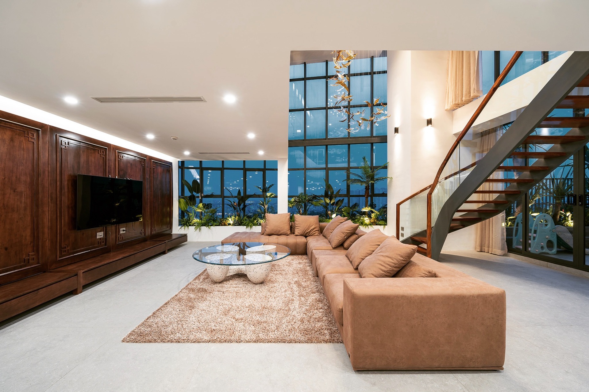 Nội thất căn hộ Duplex rộng 360m2 có sân vườn siêu đỉnh ở Hà Nội - 1 Nội thất căn hộ Duplex rộng 360m2 có sân vườn siêu đỉnh ở Hà Nội - 1