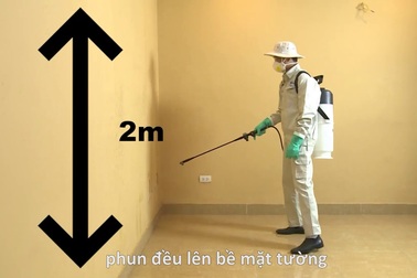 Hướng dẫn pha và phun chế phẩm trừ muỗi ICON 10 CS