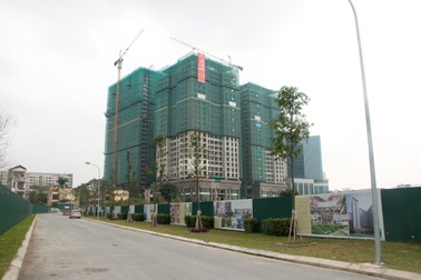 Cất nóc Dự án Home City Trung Kính