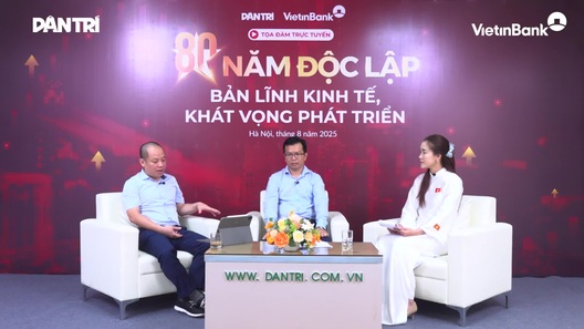 Tọa đàm trực tuyến “80 năm Độc lập: Bản lĩnh kinh tế, Khát vọng phát triển”