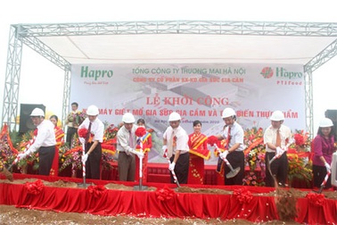 Xây dựng nhà máy giết mổ gia súc gia cầm và chế biến thực phẩm