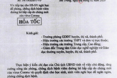 Sóc Trăng: Xuất hiện thông tin giả cho học sinh tiếp tục nghỉ học