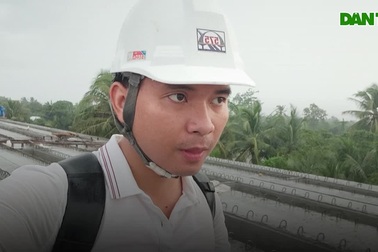 Trải nghiệm "vượt nắng, thắng mưa" trên công trường cao tốc