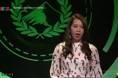 Đỗ Mạnh Việt ở vòng thi Khởi động