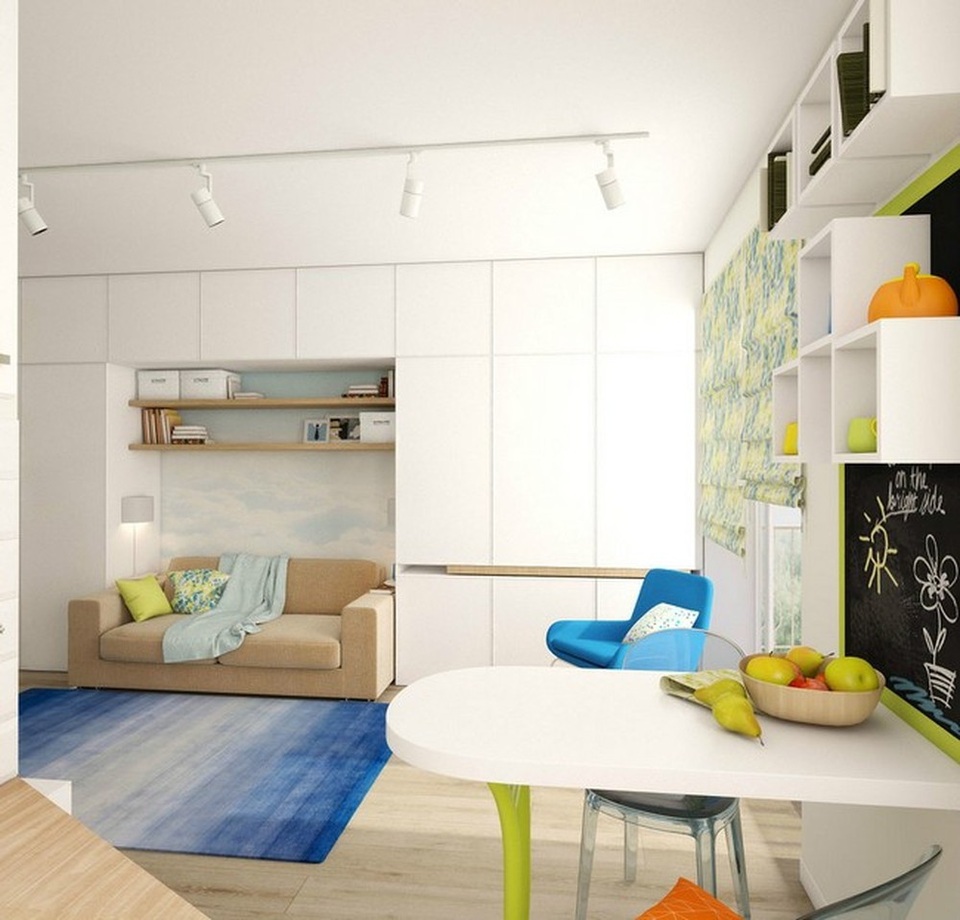 Tuyệt chiêu thiết kế cho ngôi nhà 25m2 vẫn rộng rãi, đầy đủ tiện nghi - 12 Tuyệt chiêu thiết kế cho ngôi nhà 25m2 vẫn rộng rãi, đầy đủ tiện nghi - 12