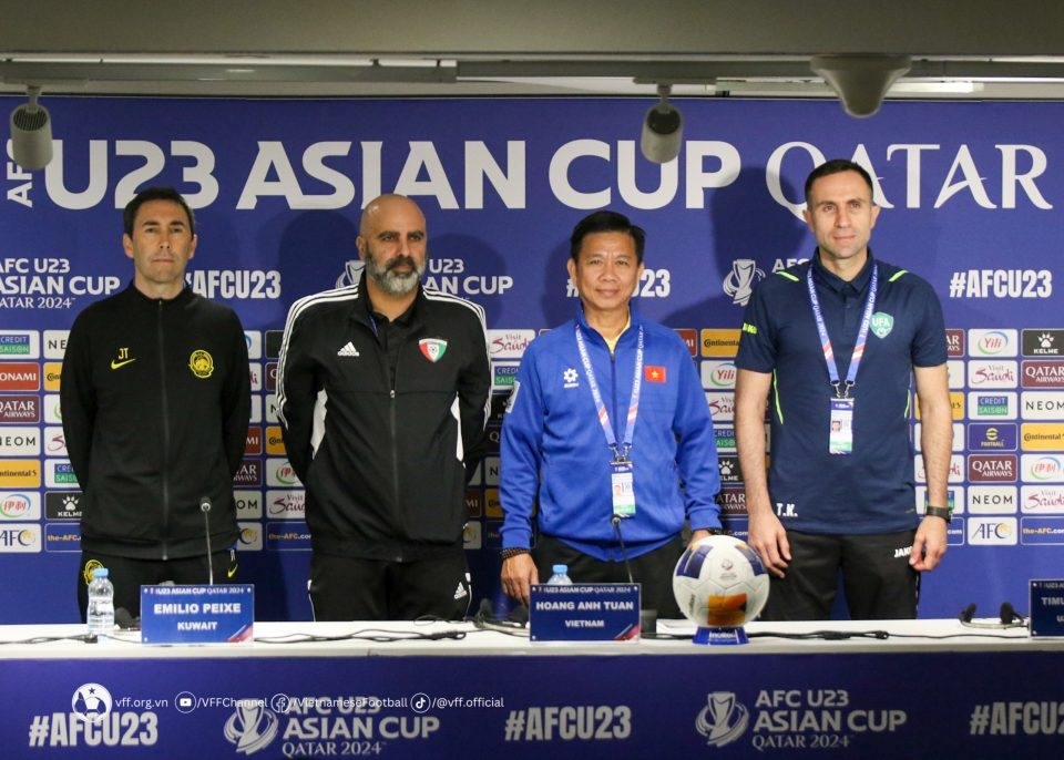 U23 Việt Nam quyết tâm giành quyền vượt qua vòng bảng giải U23 châu Á (Ảnh: VFF).