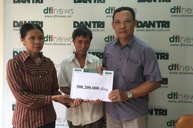 Hơn 300 triệu đồng đến với gia đình bác Vũ Thị Vương