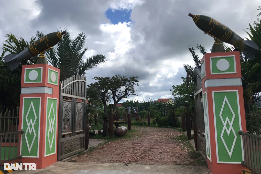 Khu vườn kỷ vật có một không hai của cựu chiến binh - 1 Khu vườn kỷ vật có một không hai của cựu chiến binh - 1
