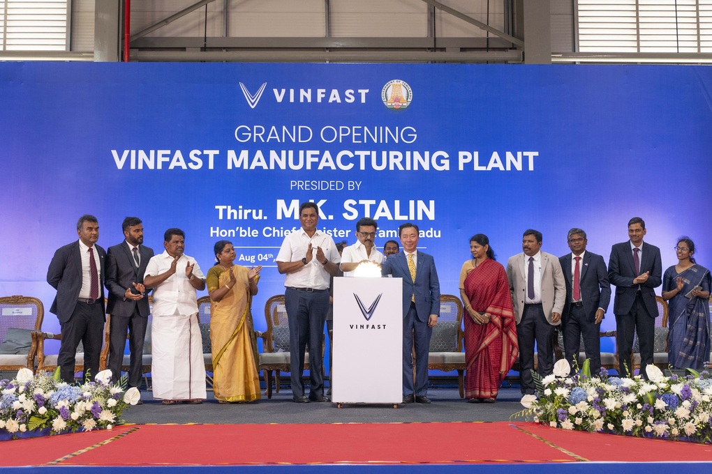 VinFast khánh thành nhà máy lắp ráp ô tô điện tại Tamil Nadu, Ấn Độ - 2 VinFast khánh thành nhà máy lắp ráp ô tô điện tại Tamil Nadu, Ấn Độ - 2