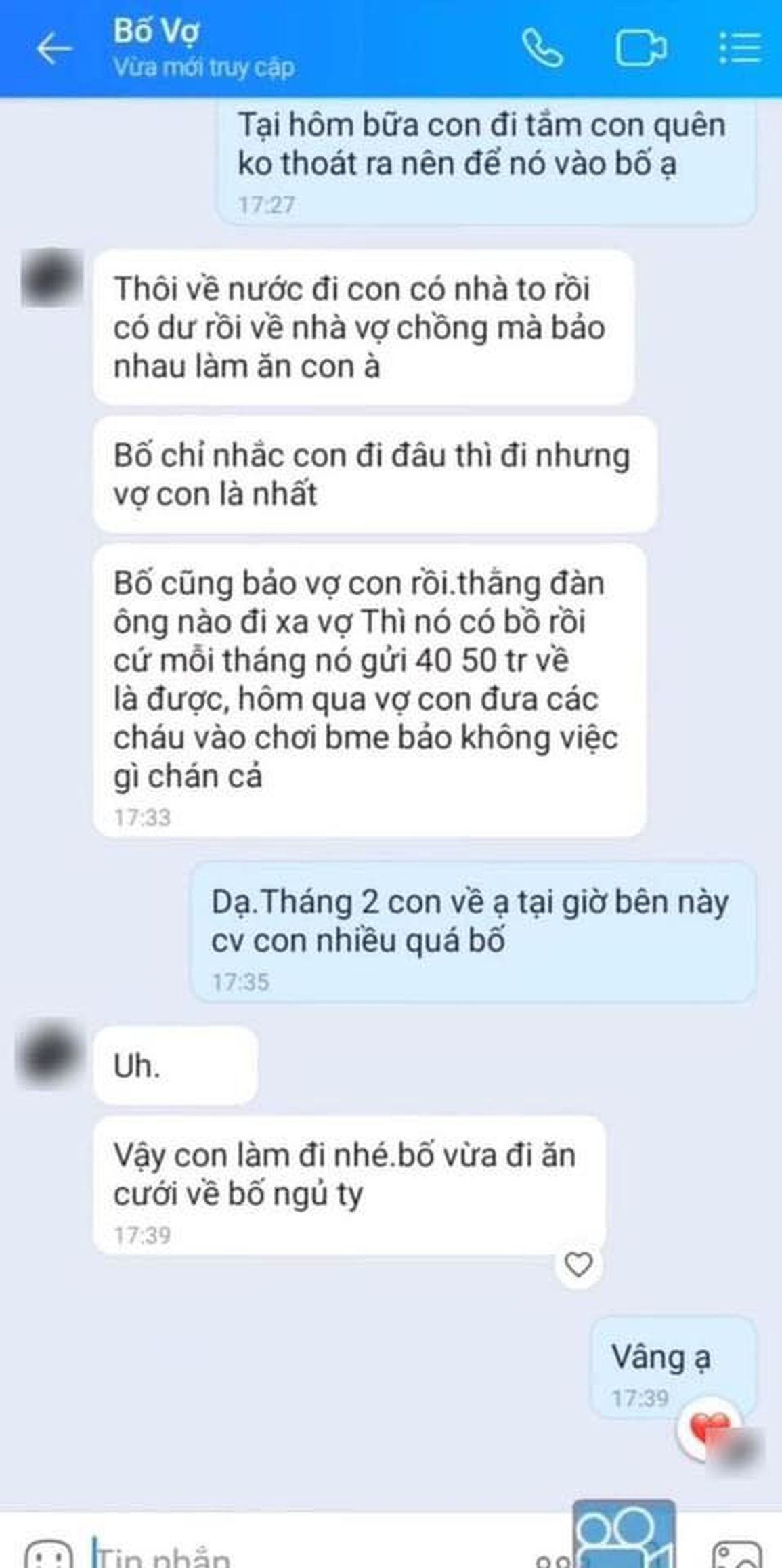 Con rể ngoại tình, bố vợ phân tích: Con sai là để nó gọi cho vợ con - 2