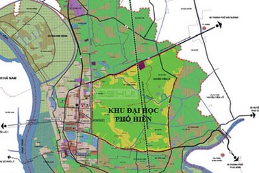 Đã có ý tưởng quy hoạch khu đại học Phố Hiến - Hưng Yên 