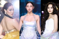 Hoa hậu Đỗ Thị Hà, Lương Thùy Linh, Khánh Vân gợi cảm khác lạ