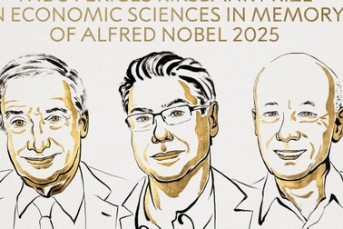 Giải Nobel Kinh tế 2025 vinh danh 3 nhà khoa học
