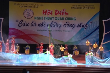 Quảng Bình: Sâu lắng với hội diễn nghệ thuật "Câu hò nối những dòng sông"