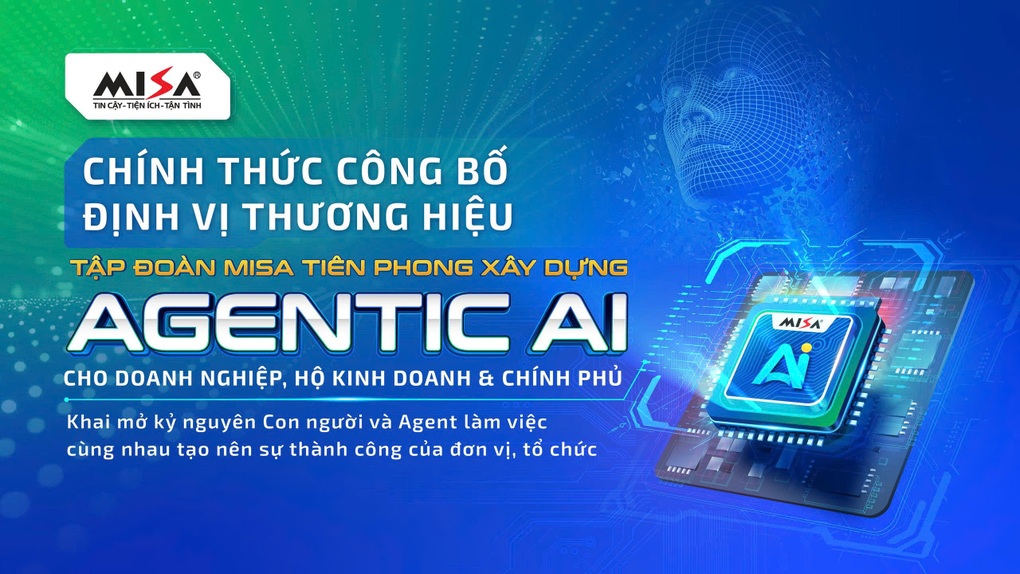 Tập đoàn MISA tái định vị thương hiệu với trụ cột chiến lược Agentic AI - 1 Tập đoàn MISA tái định vị thương hiệu với trụ cột chiến lược Agentic AI - 1