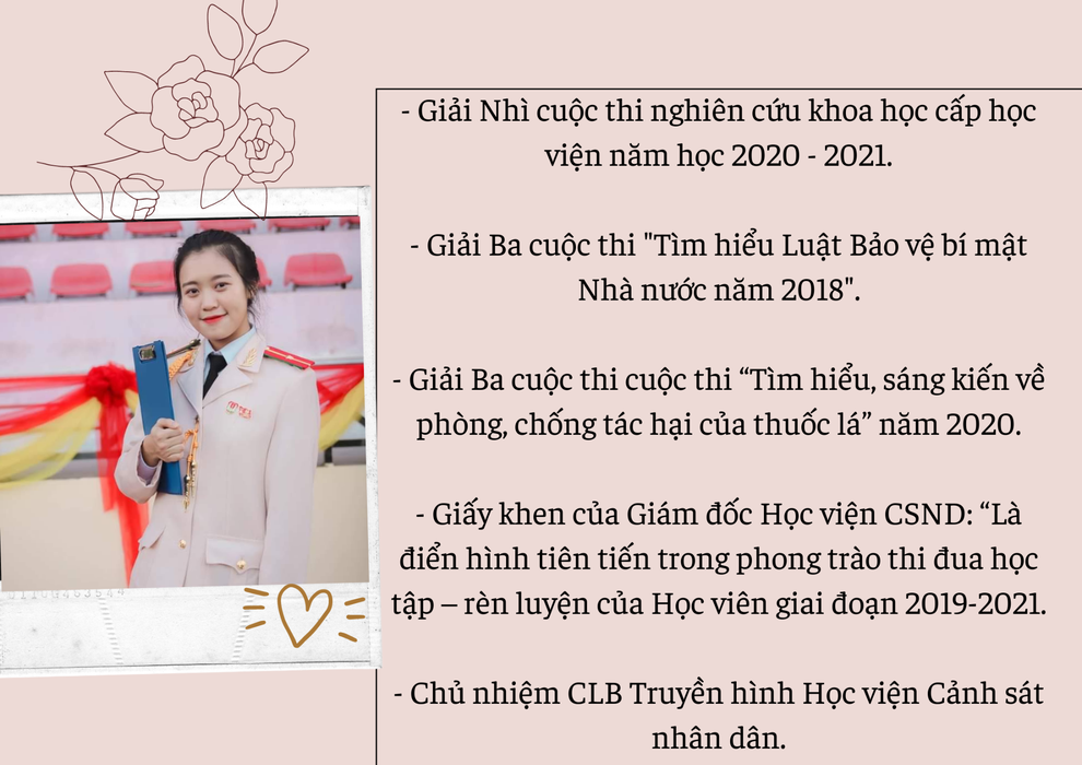 Ngọc Linh: Bông hồng thép xinh đẹp, đa tài của Học viện Cảnh sát - 5 Ngọc Linh: Bông hồng thép xinh đẹp, đa tài của Học viện Cảnh sát - 5