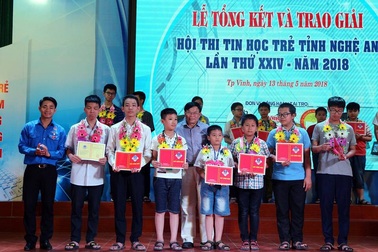 “Học hóa bằng phần mềm Scratch” giành giải cao nhất Hội thi Tin học trẻ Nghệ An