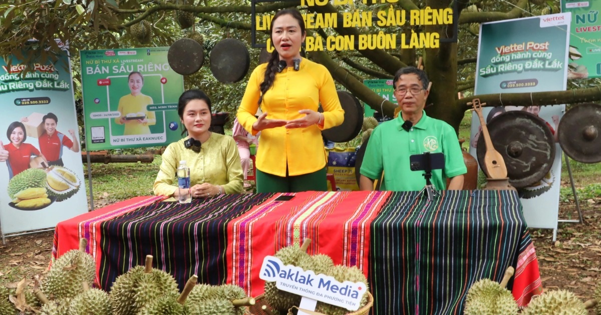 Nữ bí thư xã livestream bán 50 tấn sầu riêng: Không phải để nổi tiếng