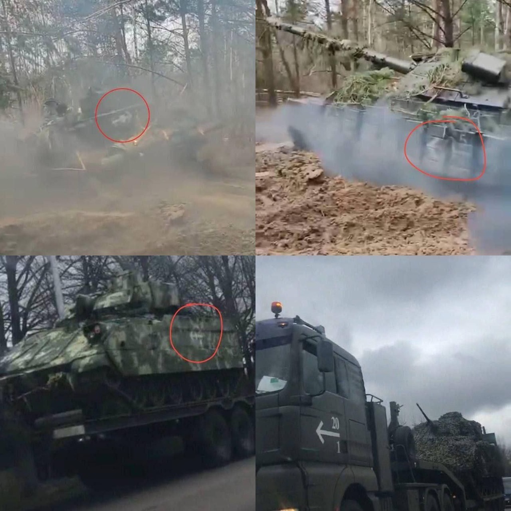 Ký hiệu đặc biệt trên khí tài Ukraine đưa ra tiền tuyến - 1 Ký hiệu đặc biệt trên khí tài Ukraine đưa ra tiền tuyến - 1