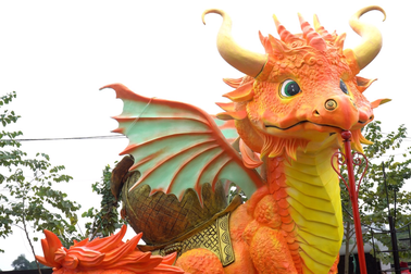 Tranh cãi linh vật "rồng mầm non" ở Bắc Giang, người thợ nói gì?