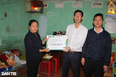 Bạn đọc hỗ trợ hơn 110 triệu đồng đến 2 hoàn cảnh khó khăn ở Bình Định