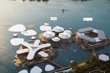 Thành phố nổi đầu tiên trên thế giới sức chứa 12.000 người trông thế nào?