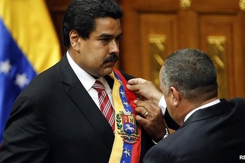 Phó Tổng thống Venezuela tuyên thệ nhậm chức quyền tổng thống