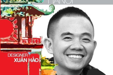 NTK Xuân Hảo mang “con đường gốm sứ” cùng tranh “Phố Phái” vào áo dài