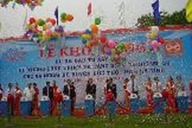 Khởi công Dự án hạ tầng sống chung với lũ đầu tiên