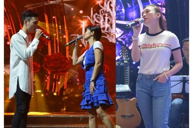 Mỹ Tâm nhí nhảnh, Hồng Nhung khiến trai trẻ “bối rối” khi lần đầu hát chung