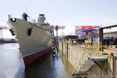 Hôm nay hạ thủy muộn tàu Gepard thứ 4 của Việt Nam