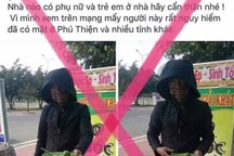 Công an triệu tập 2 người tung tin thất thiệt về “gã ăn xin mặt đen”