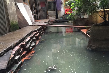 Công ty Thoát nước báo cáo nguyên nhân nhấn chìm nhà 146 Quán Thánh
