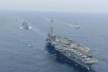 Tàu sân bay Mỹ tập trận cùng dàn chiến hạm của "Bộ Tứ"