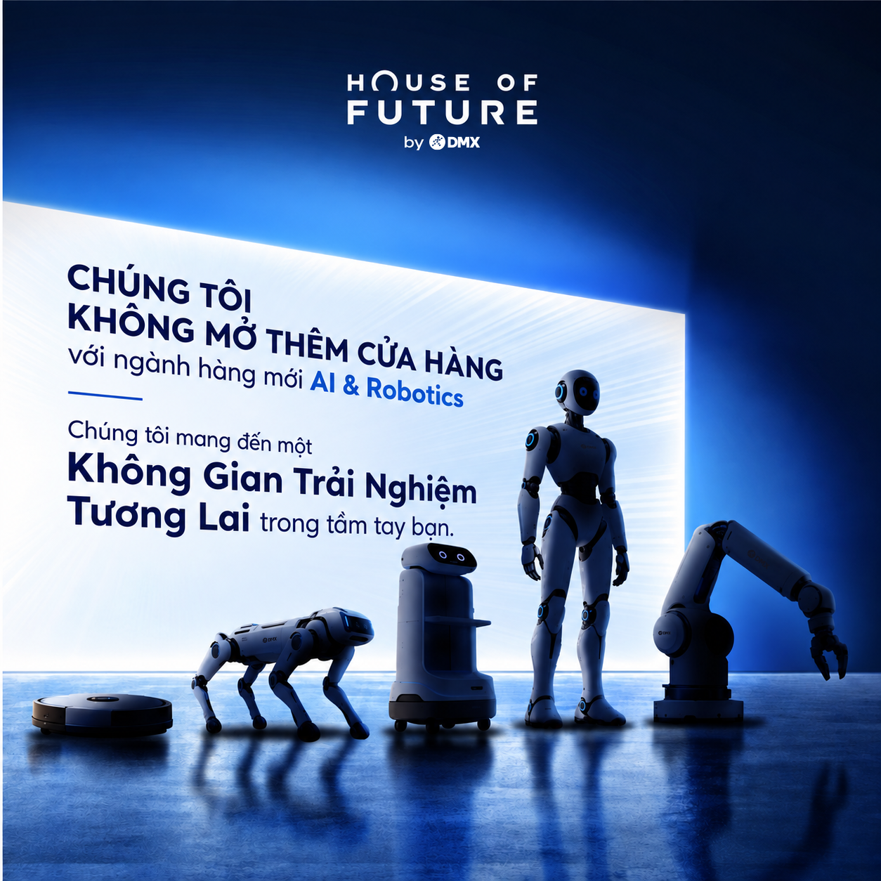 Dien May Xanh opens the AI ​​Robotics industry with the House of Future - 1 project